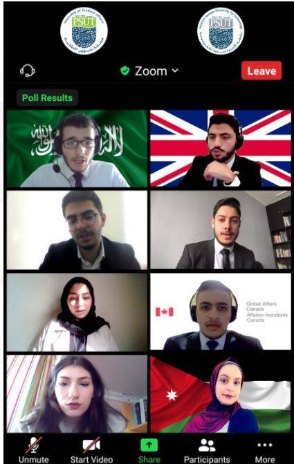 بنسخته العاشرة وبمشاركة دولية نموذج الأمم المتحدة في جامعة الأميرة سمية للتكنولوجيا