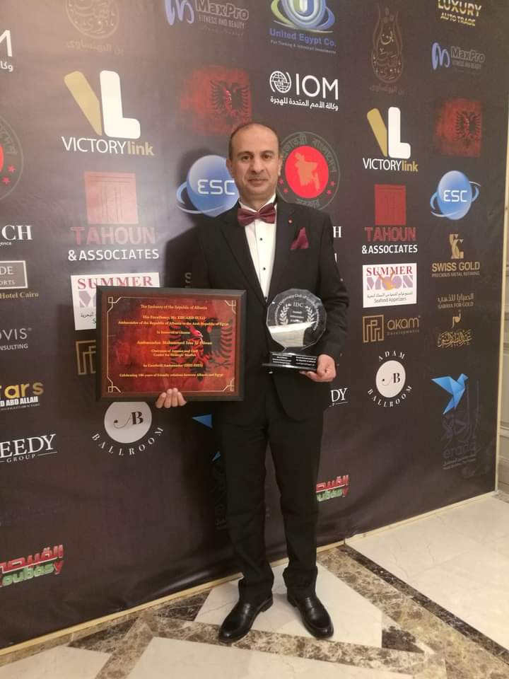 محمد العدوان سفيرا للتعاون بين جمهورية البانيا والعالم العربي