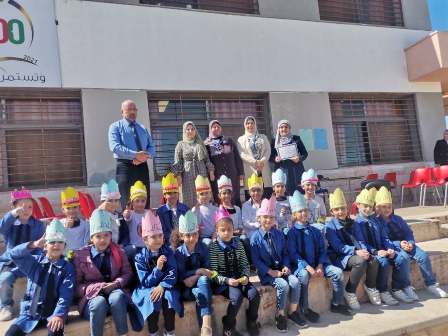 فعالية لحفظ جدول الضرب للصفوف الاولى حضرها نخبة من المشرفين التربويين في قصبة اربد .. ( صور )