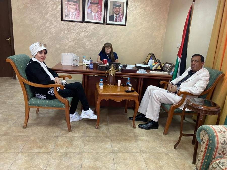سفيرة النوايا الحسنة البرفسورة السعيد تزور اللجنة البارالمبية الأردنية