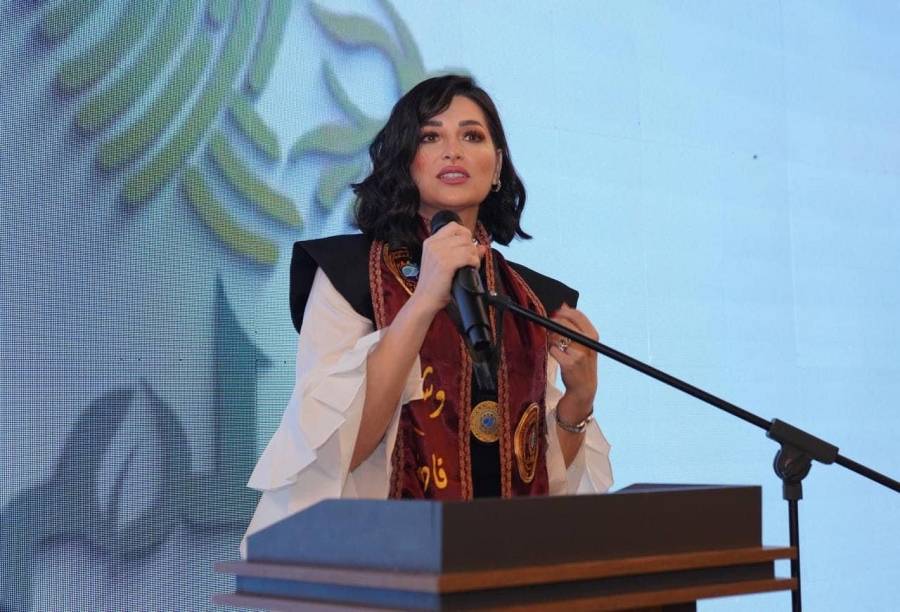 الدكتورة نوار عاصم تشكر المنظمة الهولندية الدولية