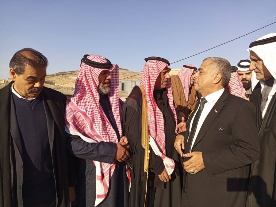 العفيشات والحويطات يقودان جاهة صلح عشائري بين عشيرتي آل أبو زور وعشيرة الزبون في عين الباشا إثر وفاة المهندس صبري أبو زور 