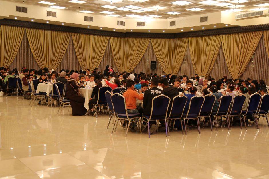 بمشاركة أكثر من 300 يتيم من 20 جمعيه خيرية..نقابة المقاولين تقيم حفل افطار للأيتام