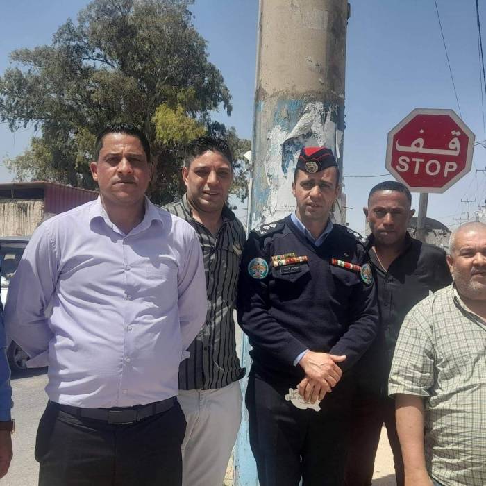 احتفالا بمناسبه يوم العلم الأردني منطقه الكريمة.