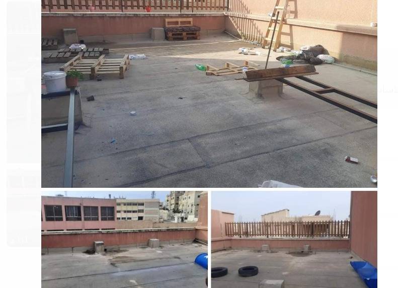 مدرسة اسماء الاساسية - زرقاء الاولى تطلق مبادرة "لنعيد اللون الى الجدران .. والبهجة الى المكان"