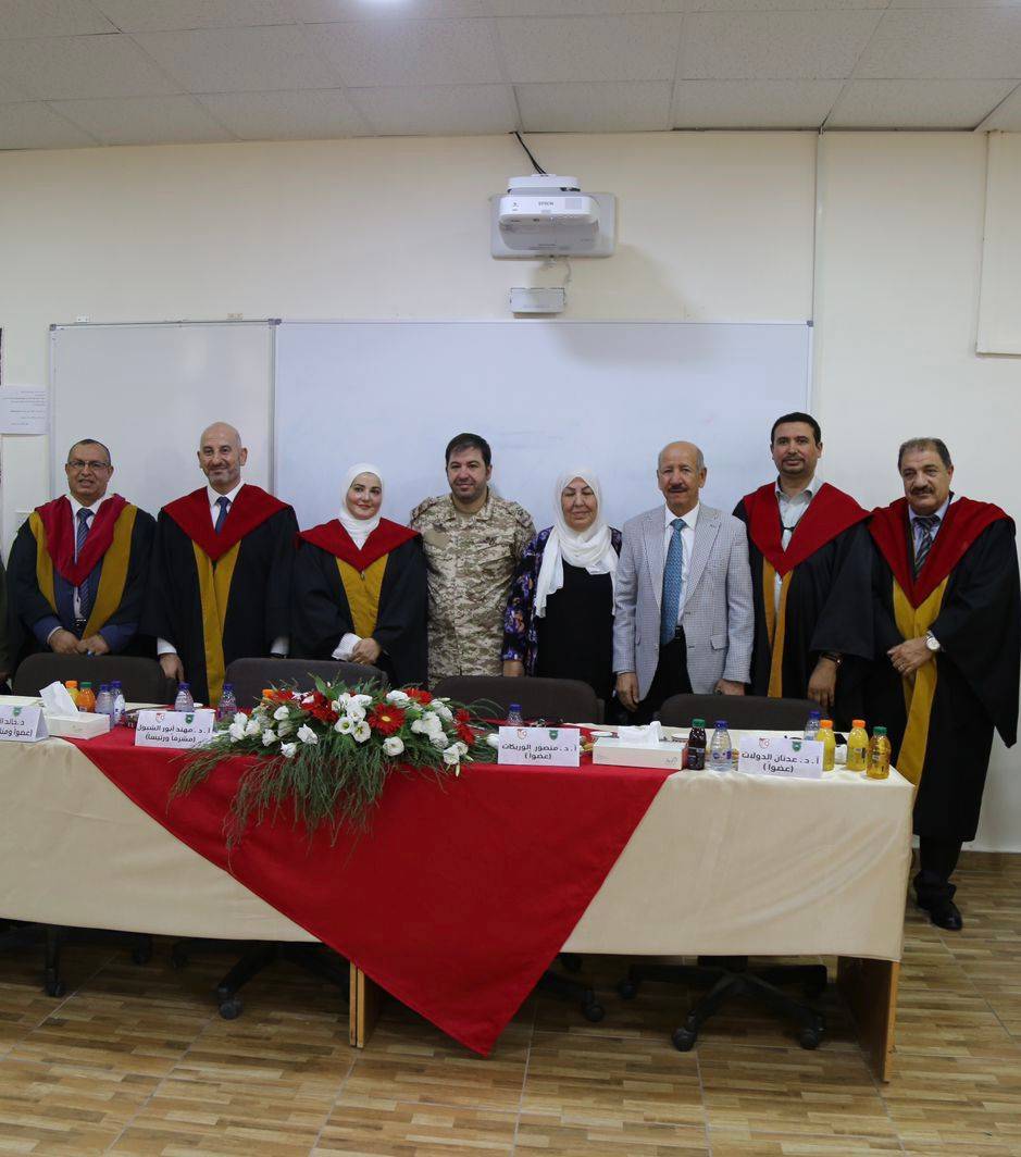 الباشا الشديفات يهنئ الدكتورة كوثر