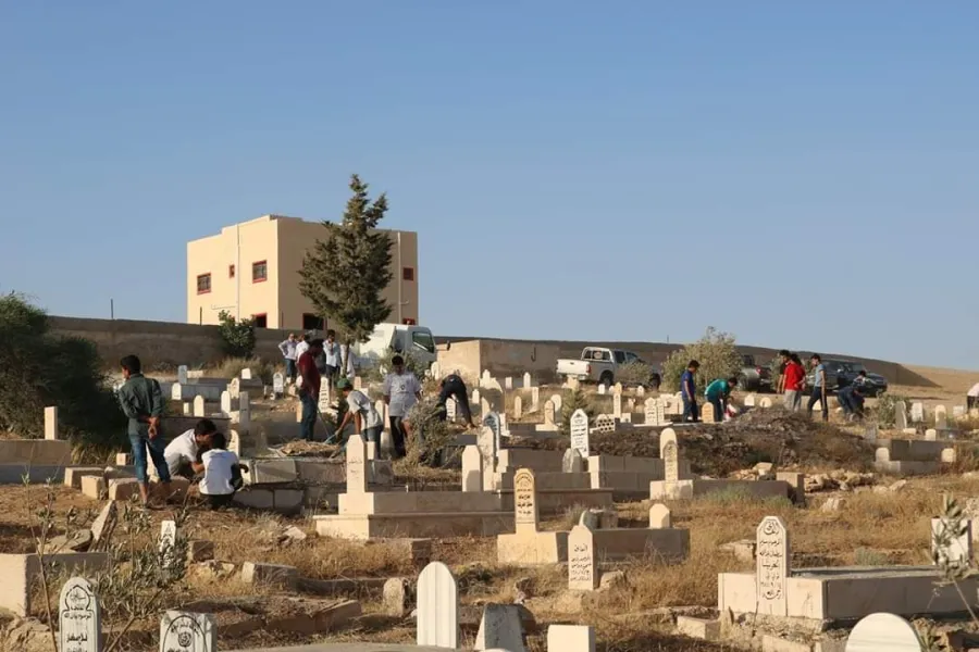 إصابة مهندس إثر حادث مأساوي في مقبرة الموقر