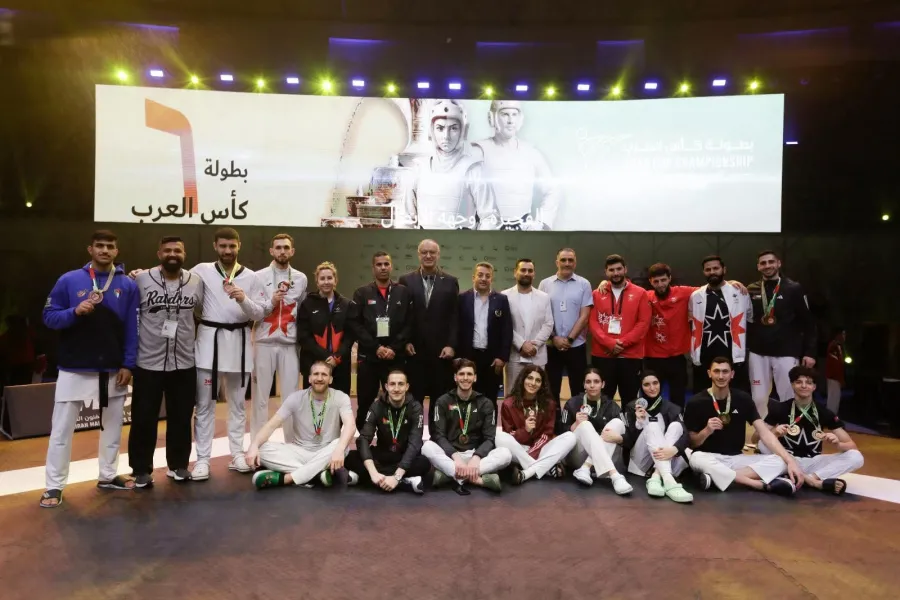المنتخب الوطني للتايكواندو يحصد 8 ميداليات في بطولة كأس العرب 