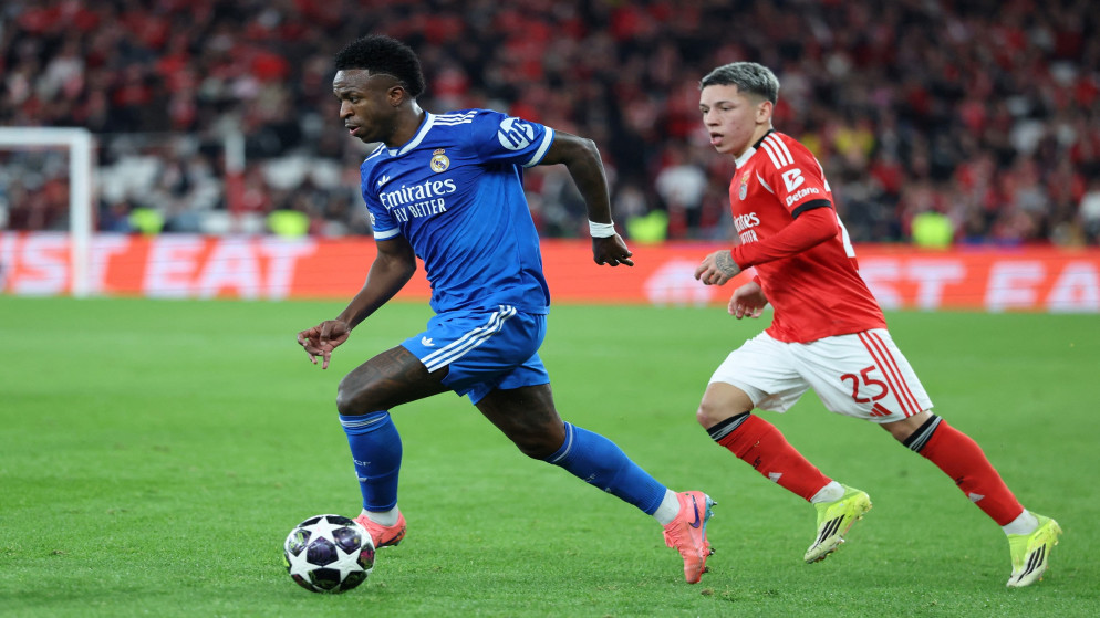 فينيسيوس جونيور نجم ريال مدريد هدفا متكررا للاساءات العنصرية في دوري الابطال